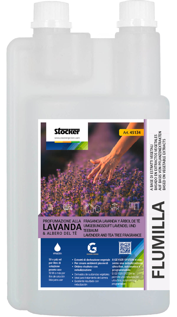 Flumilla profumazione lavanda e albero del tè - Stocker 1 Lt