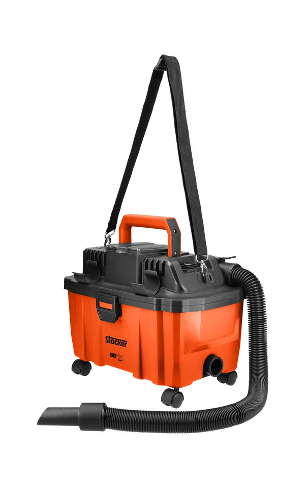 Aspirapolvere e soffiatore a batteria 21 V + Filtro HEPA + Batteria 2,6Ah e Caricabatterie Inclusi - Stocker