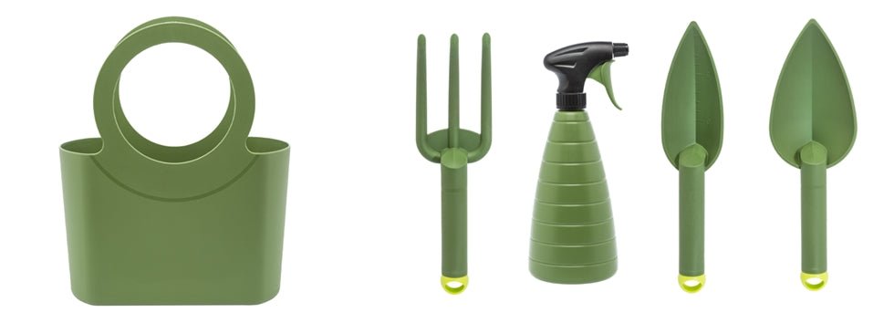 Set per esterno con borsa verde - Epoca