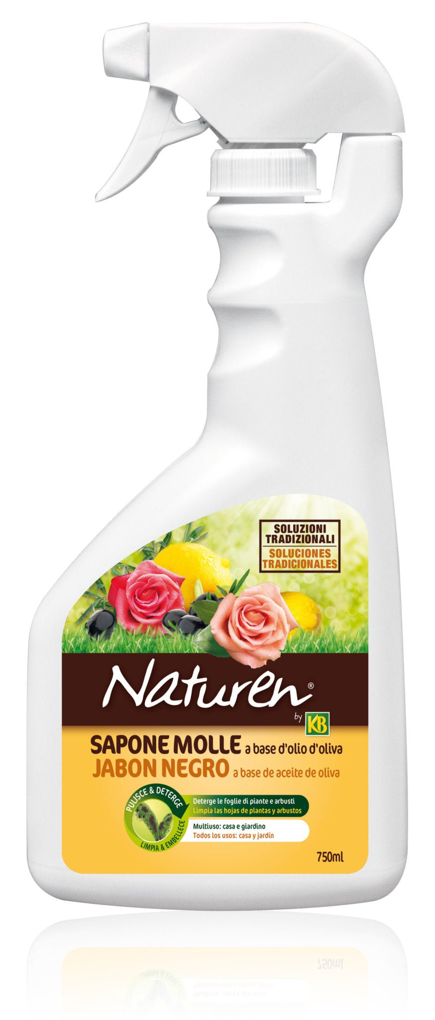 Sapone molle a base di olio di oliva - Naturen 750 ml