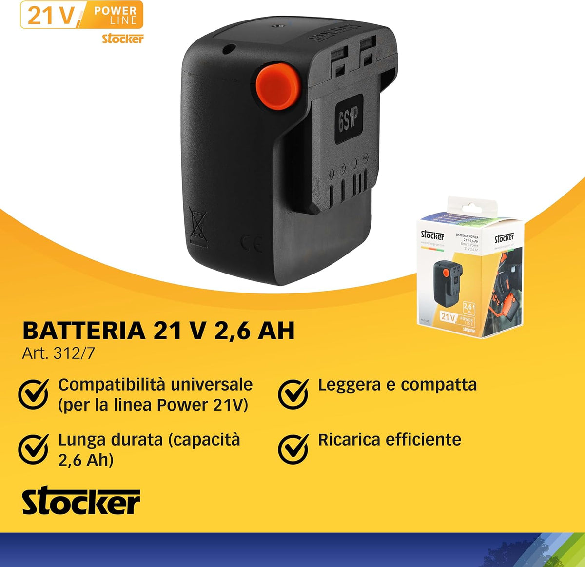 Motosega da potatura telescopica Magma E-150 LA 21 V con batteria e olio - Stocker
