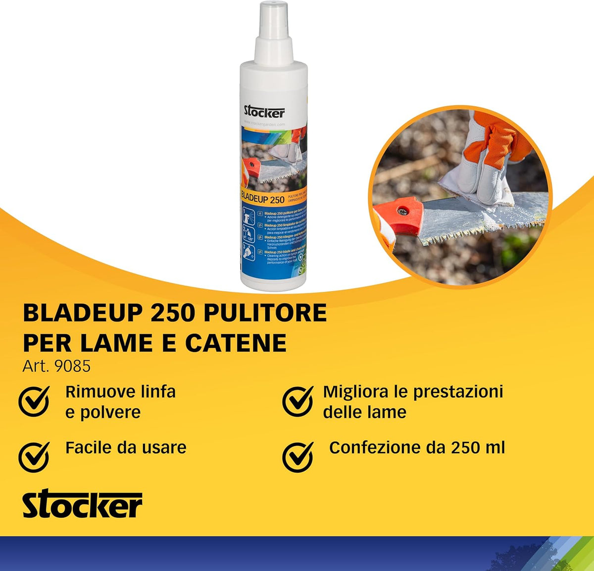 Kit manutenzione motoseghe Problade 1 L + Bladeup 250 ml - Stocker