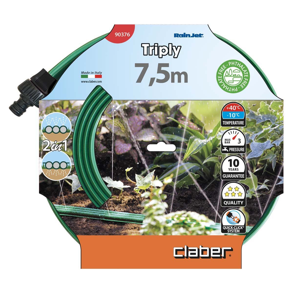 Tubo triforato Triply - Claber