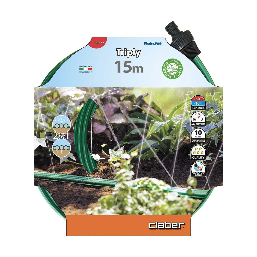 Triply perforated pipe - Claber