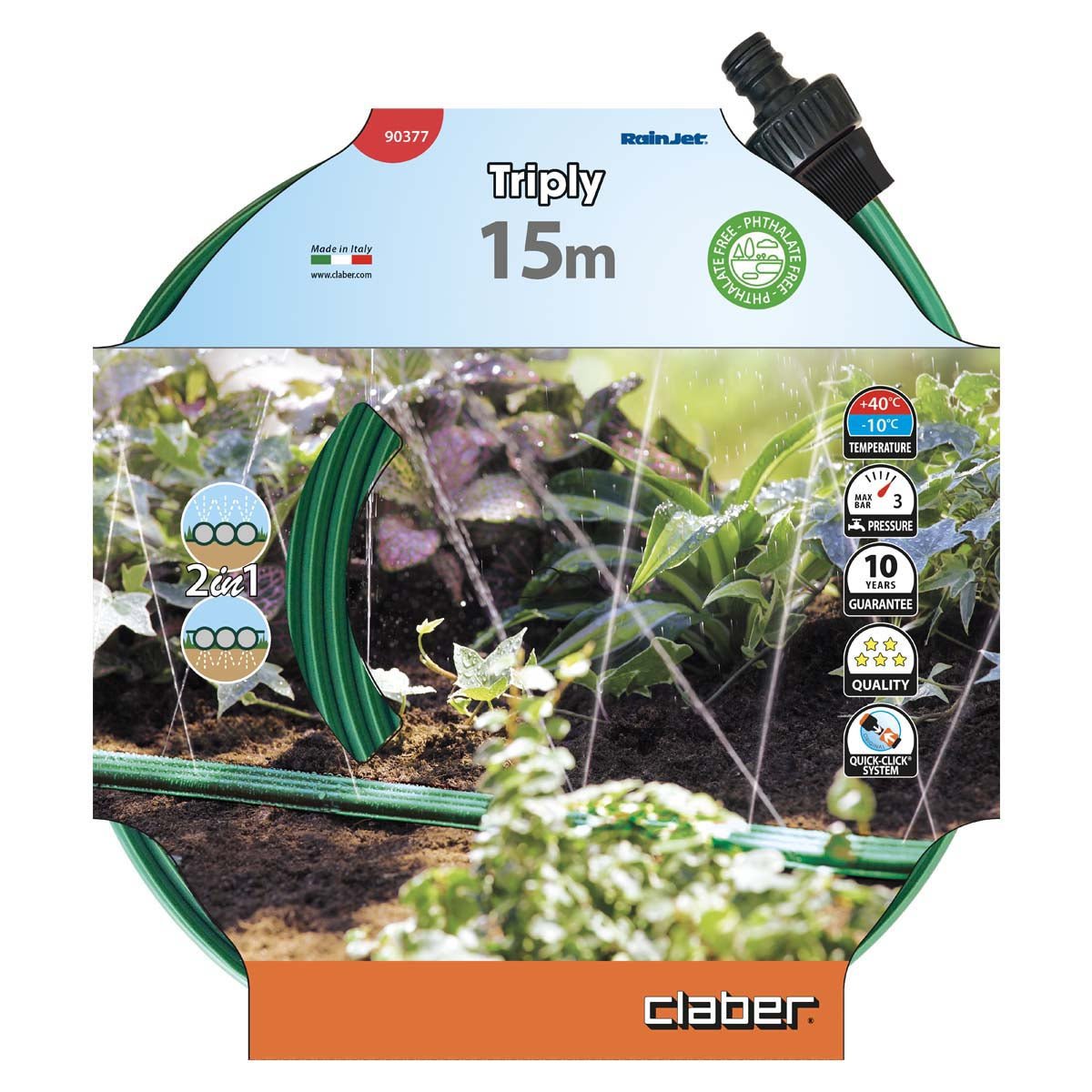 Tubo triforato Triply - Claber