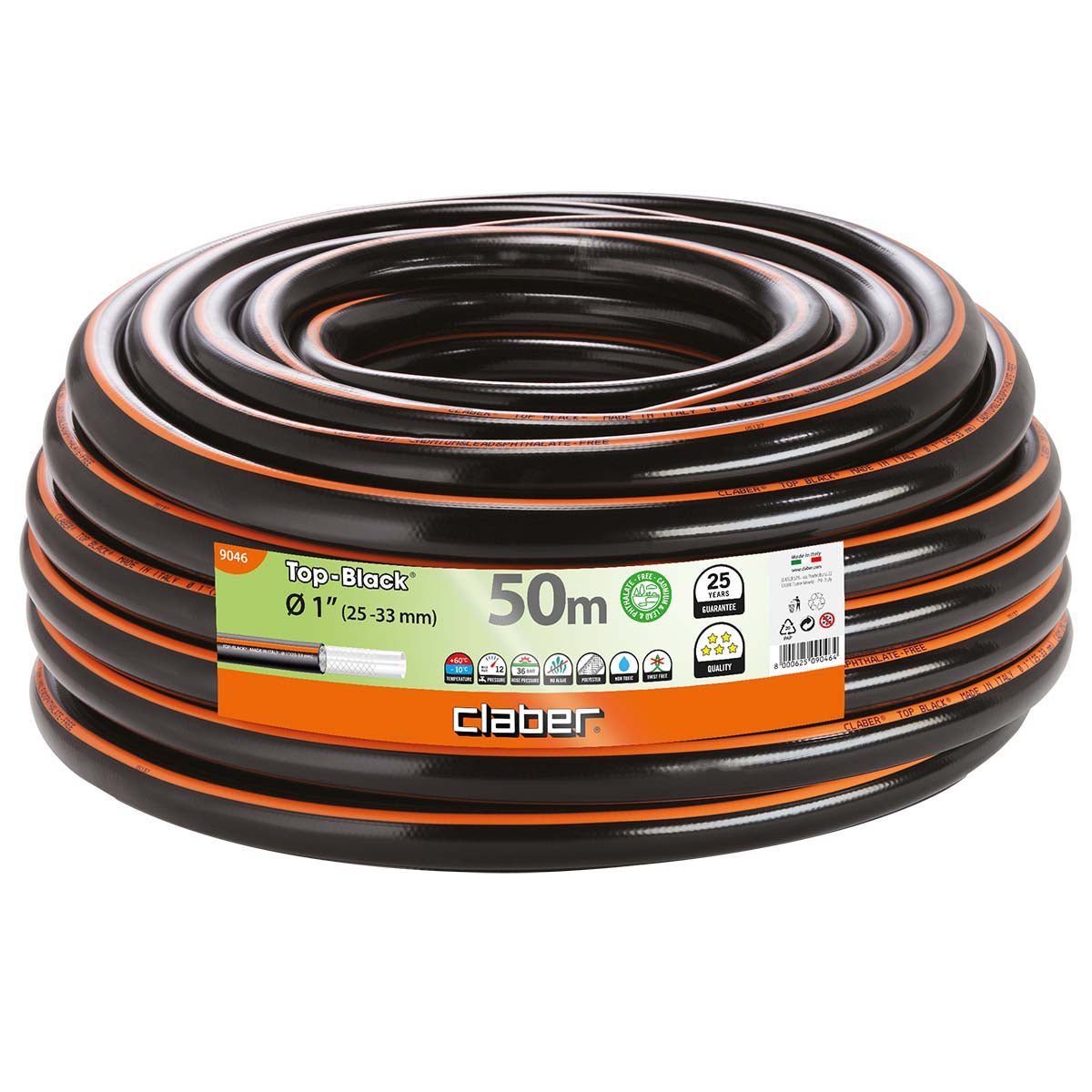 Tubo Top Black - Claber 50 m
