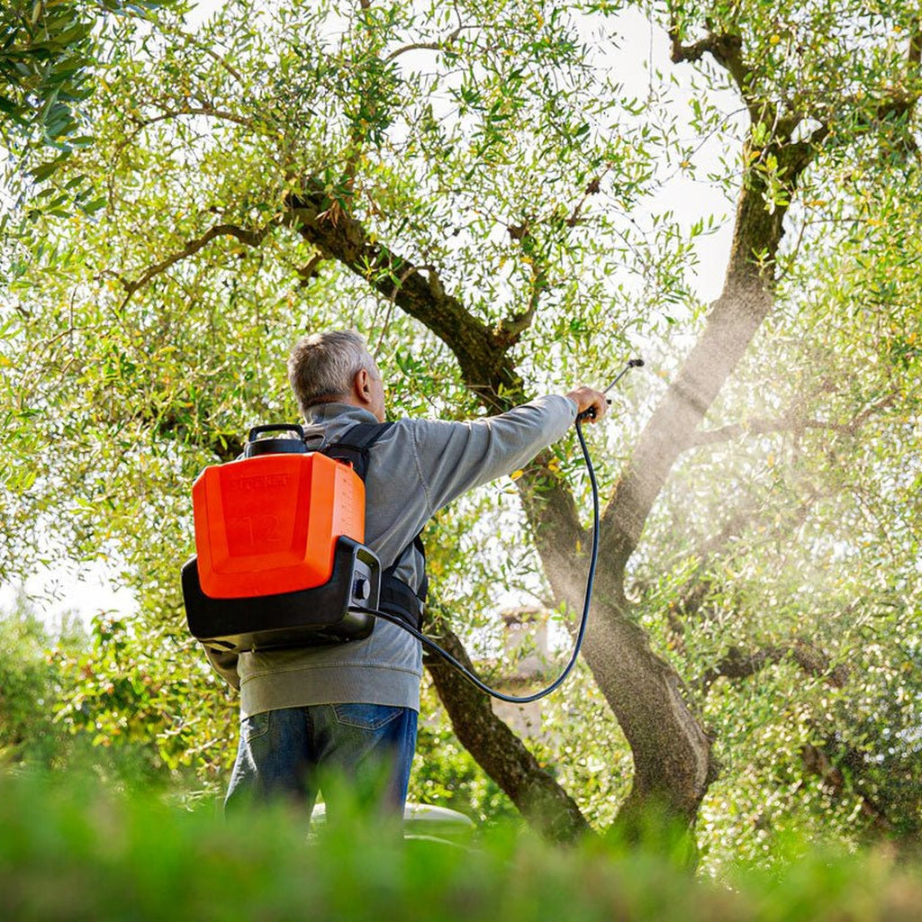Pompe à dos électrique Ergomist 12 L 21 V - Stocker