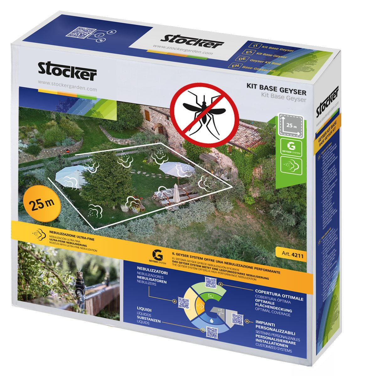 Kit Base Geyser - Stocker 25 m