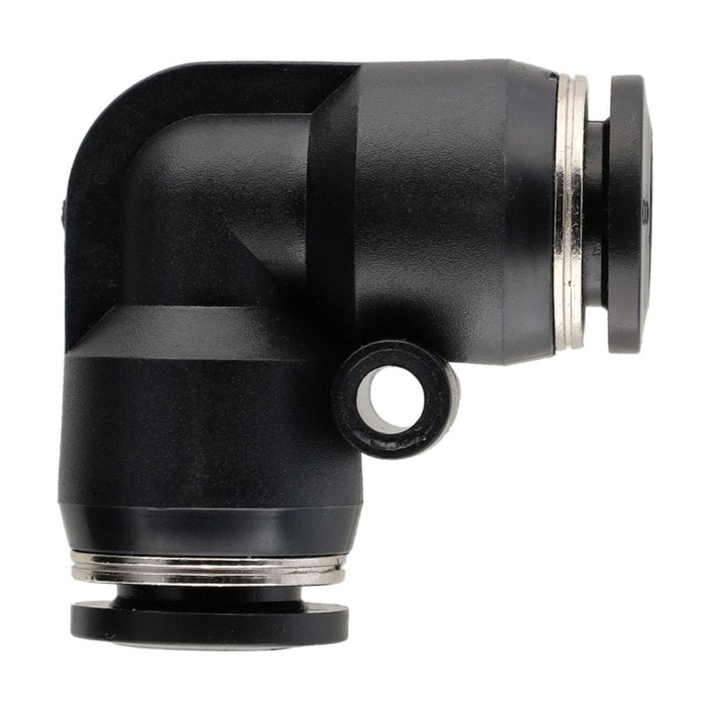 Racor de 90° sin roscar Ø 8 mm para Geyser - Stocker