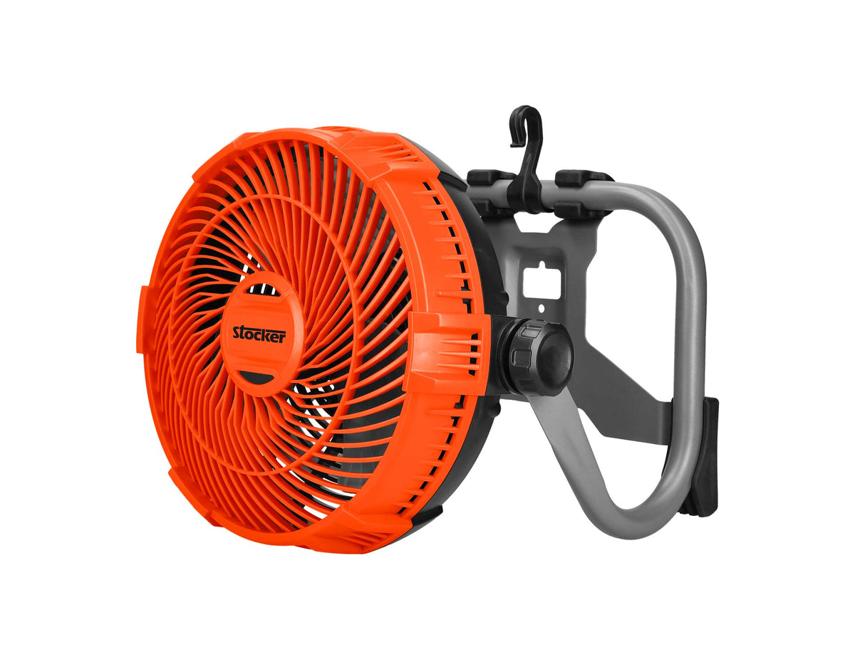 Kit faro e ventilatore 21 V con batteria e caricabatterie - Stocker