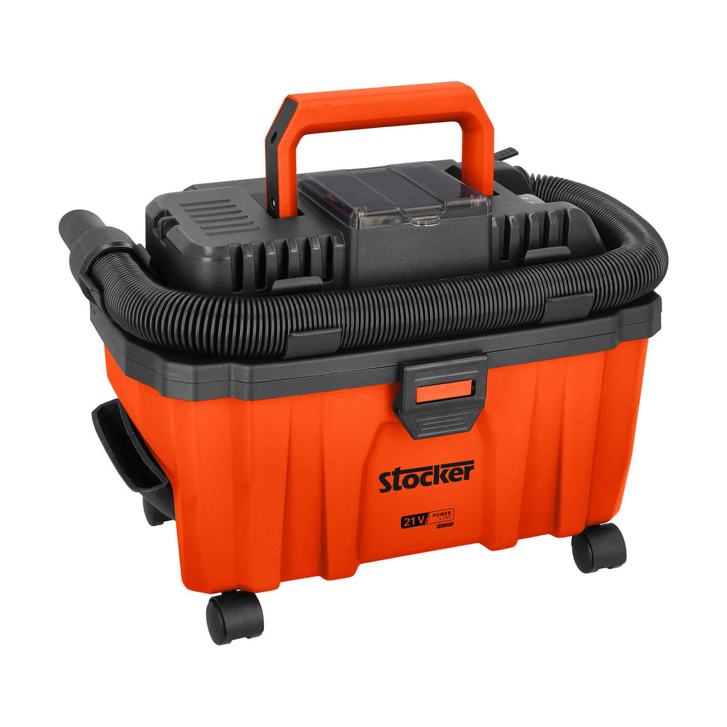 Aspiradora y soplador 21 V con filtro HEPA, batería y cargador - Stocker