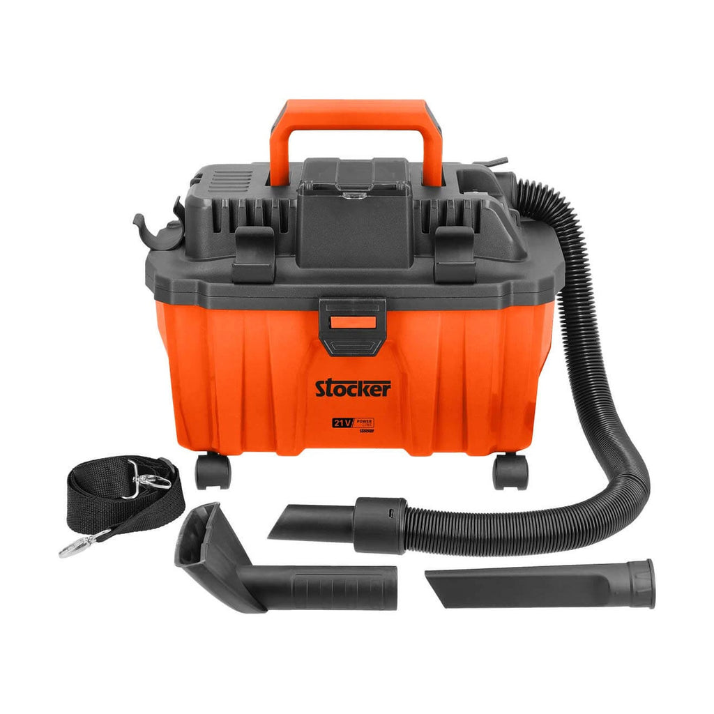 Aspiradora y soplador 21 V con filtro HEPA, batería y cargador - Stocker