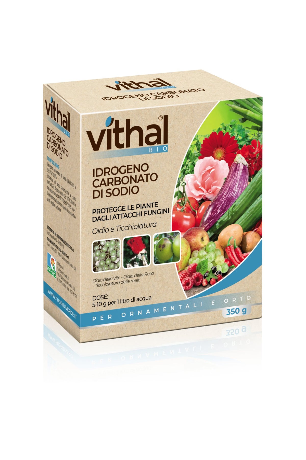 Idrogenocarbonato di sodio Bio - Vithal 350 g