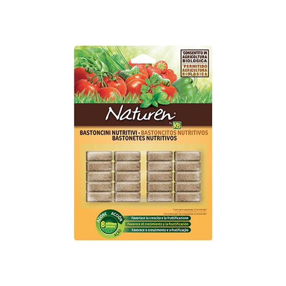 Bâtonnets nutritifs pour légumes de balcon - Naturen