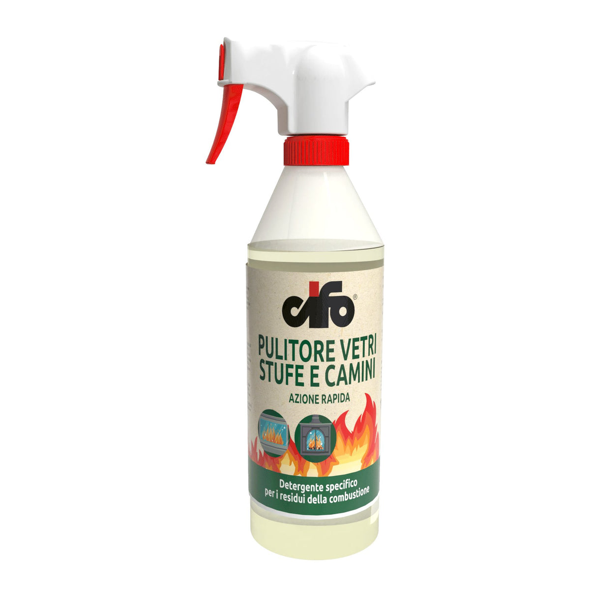 Pulitore vetri stufe e camino - Cifo 1 L