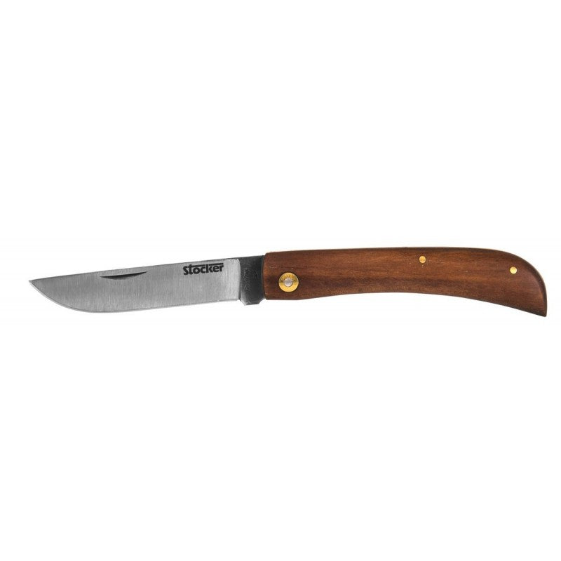 Coltello pieghevole M 85 mm manico in legno - Stocker